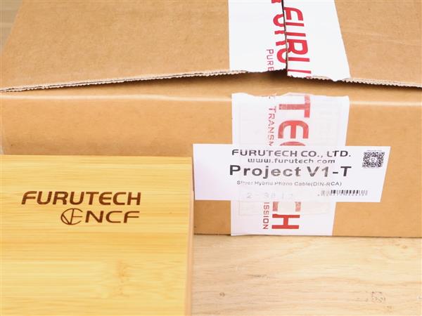 Grote foto furutech project v1 t ncf highend audio phono tonearm interconnect din rca 1 5 metre audio tv en foto onderdelen en accessoires