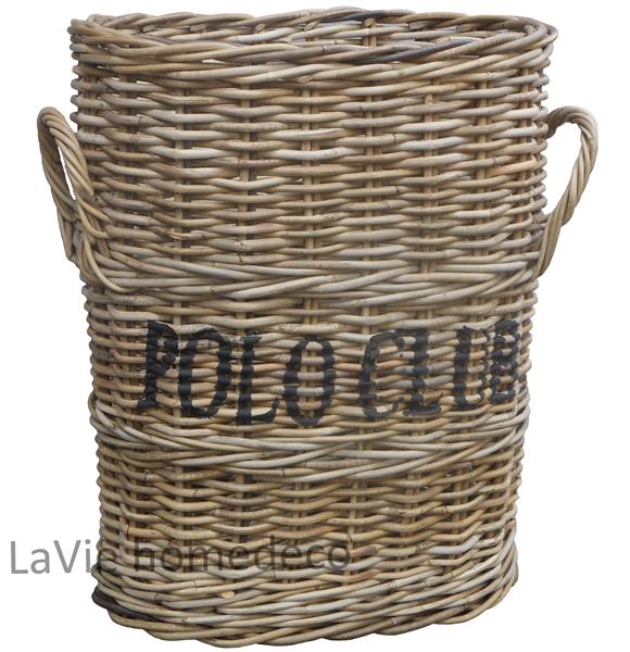 Grote foto rieten paraplumand poloclub huis en inrichting schalen en manden