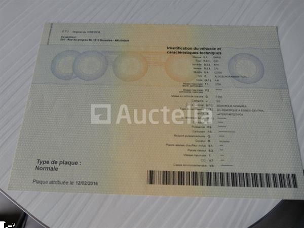 Grote foto saris c2700 dubbelassige buigende aanhangwagen vin xlgc2cacka0594877 agrarisch aanhangwagens