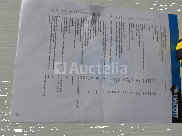 Grote foto hapert indigo enkelassige aanhangwagen vin xlh00000000851433 agrarisch aanhangwagens