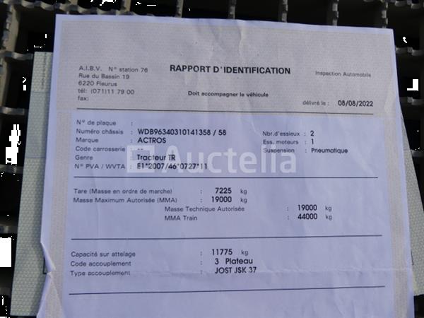 Grote foto mercedes benz actros trekker 2017 690.339 km vin wdb96340310141358 doe het zelf en verbouw vrachtwagens