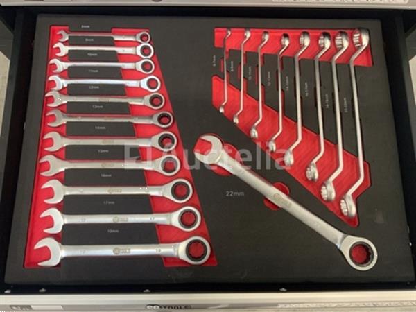 Grote foto gereedschapswagen sg tools 257 delig doe het zelf en verbouw hefwerktuigen