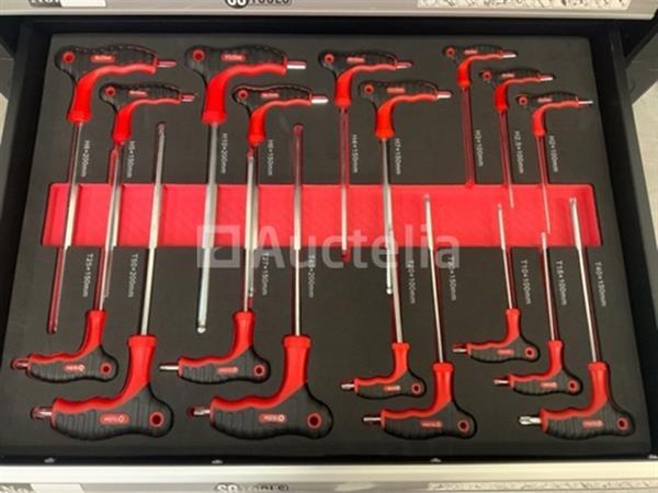 Grote foto gereedschapswagen sg tools 257 delig doe het zelf en verbouw hefwerktuigen