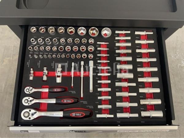 Grote foto gereedschapswagen sg tools 257 delig doe het zelf en verbouw hefwerktuigen