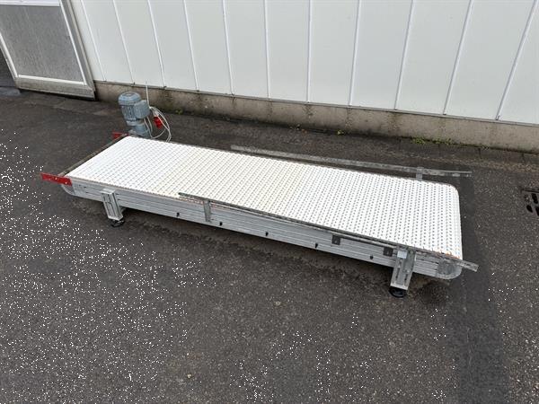 Grote foto fs solutions transportband 235x 60 cm met pp modulaire band agrarisch transportbanden