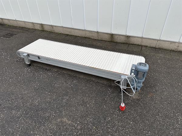 Grote foto fs solutions transportband 235 x 60 cm met pp modulaire band agrarisch transportbanden