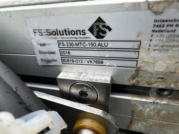 Grote foto fs solutions bochtband 610 x 19 cm met modulaire band 90 agrarisch transportbanden