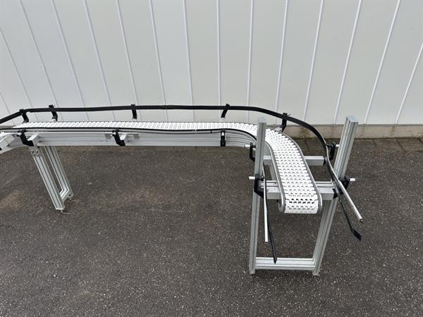 Grote foto fs solutions bochtband 610 x 19 cm met modulaire band 90 agrarisch transportbanden