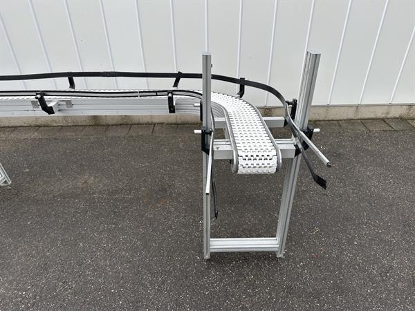 Grote foto fs solutions bochtband 610 x 19 cm met modulaire band 90 agrarisch transportbanden