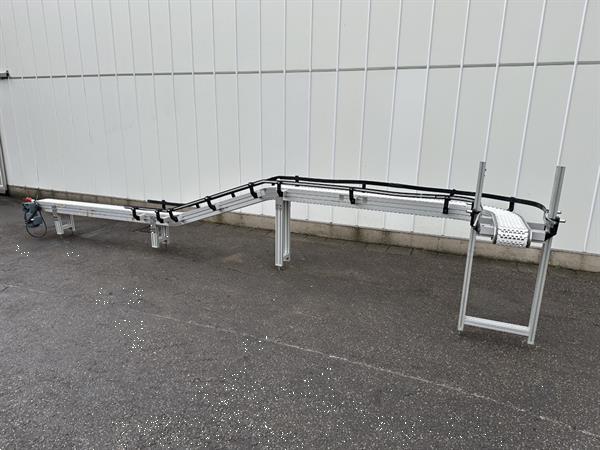 Grote foto fs solutions bochtband 610 x 19 cm met modulaire band 90 agrarisch transportbanden