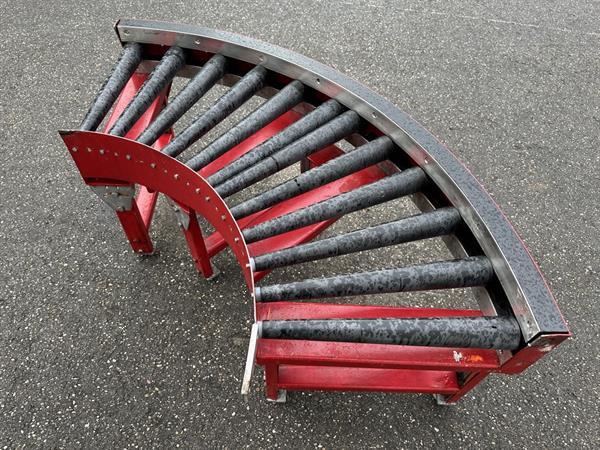 Grote foto polyketting bv rollenbaan bocht 90 breedte 50 cm agrarisch transportbanden