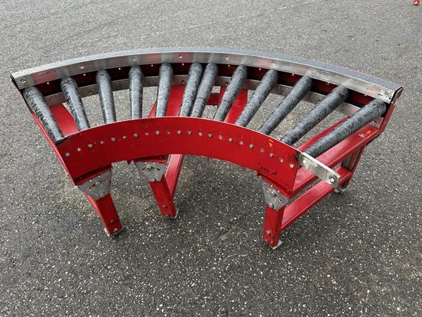 Grote foto polyketting bv rollenbaan bocht 90 breedte 50 cm agrarisch transportbanden