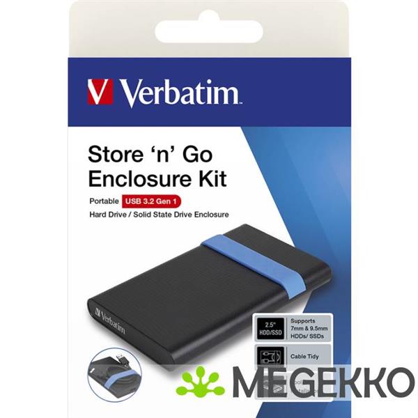 Grote foto verbatim secure enclosure kit keypad access 2.5 computers en software behuizingen en kasten