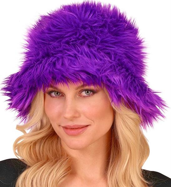 Grote foto paars bucket hat pluche verzamelen overige verzamelingen