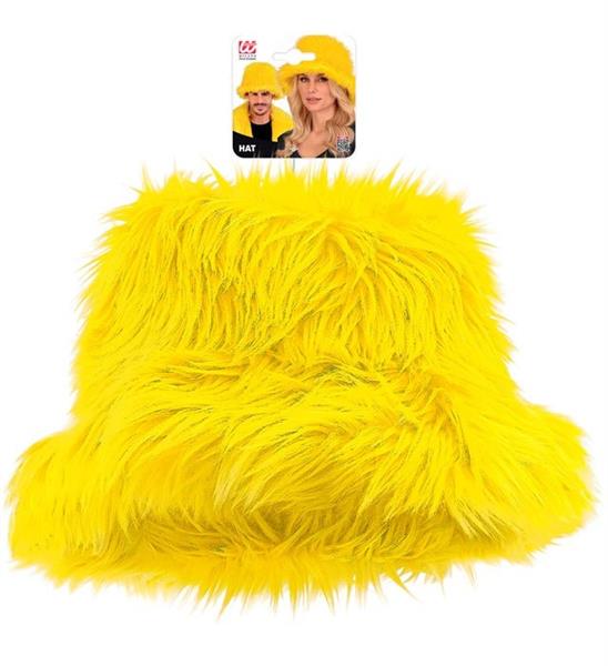 Grote foto gele bucket hat pluche verzamelen overige verzamelingen