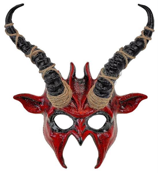 Grote foto halloween masker sjamaan duivel verzamelen overige verzamelingen