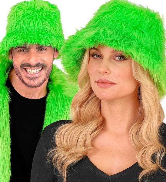 Grote foto groene bucket hat pluche verzamelen overige verzamelingen
