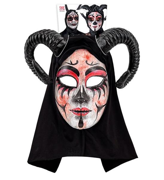 Grote foto halloween masker dames theater duivel verzamelen overige verzamelingen