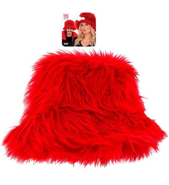 Grote foto rood bucket hat pluche verzamelen overige verzamelingen