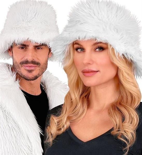 Grote foto witte bucket hat pluche verzamelen overige verzamelingen