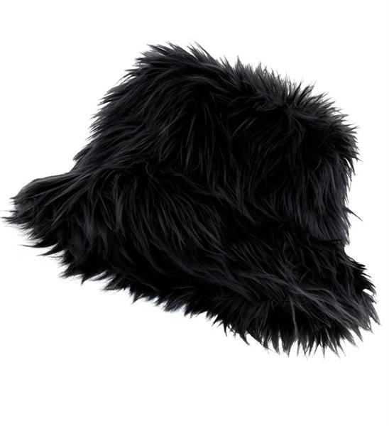 Grote foto zwarte bucket hat pluche verzamelen overige verzamelingen