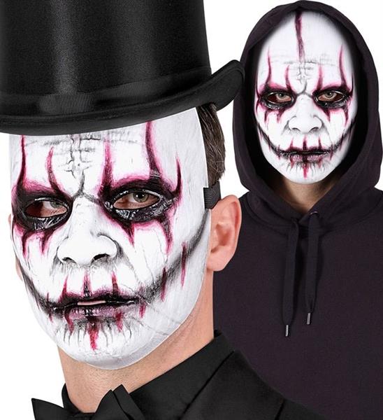 Grote foto joker masker wit evil verzamelen overige verzamelingen