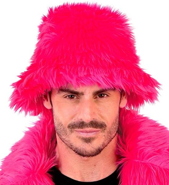 Grote foto roze bucket hat pluche verzamelen overige verzamelingen