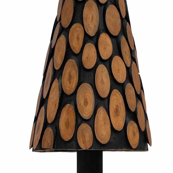 Grote foto vidaxl kerstboom met standaard bruin 150 cm massief teakhout diversen overige diversen