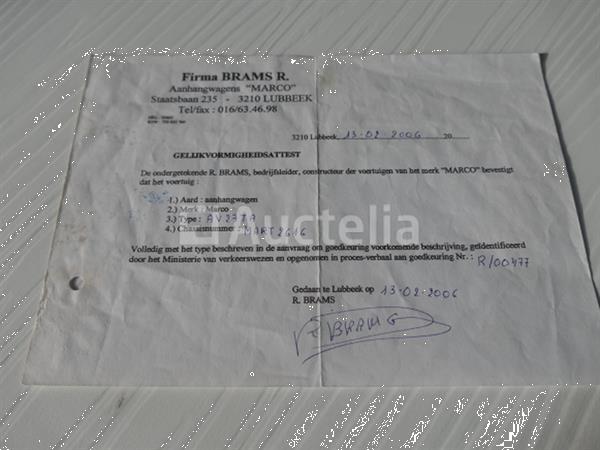 Grote foto marco av27ta dubbelassige vaste sideboard aanhangwagen vin mapt2616 agrarisch aanhangwagens