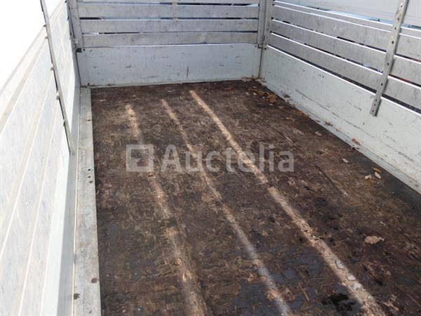 Grote foto dubbelassige dieplader met meyer zijwanden en verlengstukken agrarisch aanhangwagens