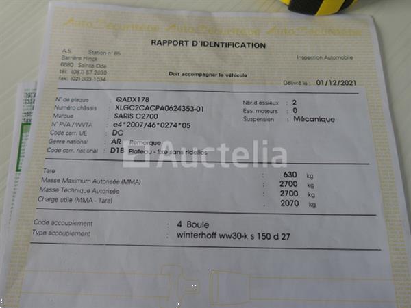 Grote foto saris c2700 dieplader vin xlgc2cacpa0624353 agrarisch aanhangwagens