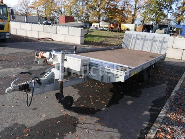 Grote foto hapert indigo dubbelassige vaste dieplader zonder zijwanden vin xlh0000000854737 agrarisch aanhangwagens