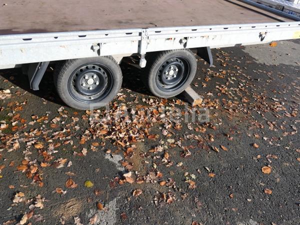 Grote foto hapert indigo dubbelassige vaste dieplader zonder zijwanden vin xlh0000000854737 agrarisch aanhangwagens