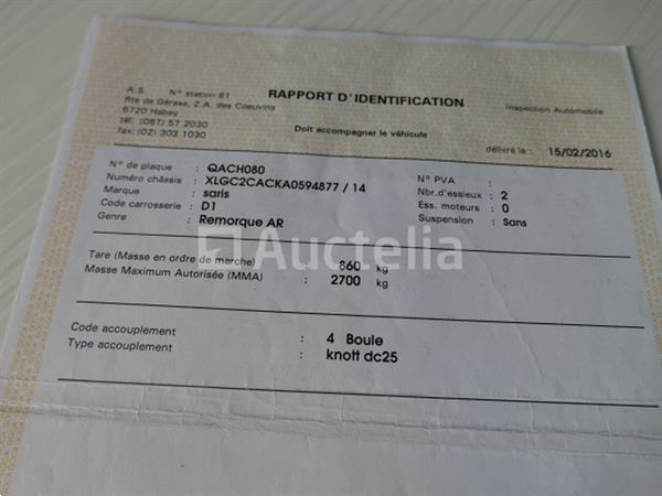 Grote foto saris c2700 dubbelassige buigende aanhangwagen vin xlgc2cacka0594877 agrarisch aanhangwagens