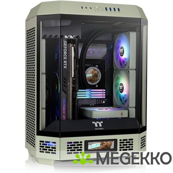 Grote foto thermaltake tower 600 midi tower matcha groen behuizing computers en software behuizingen en kasten