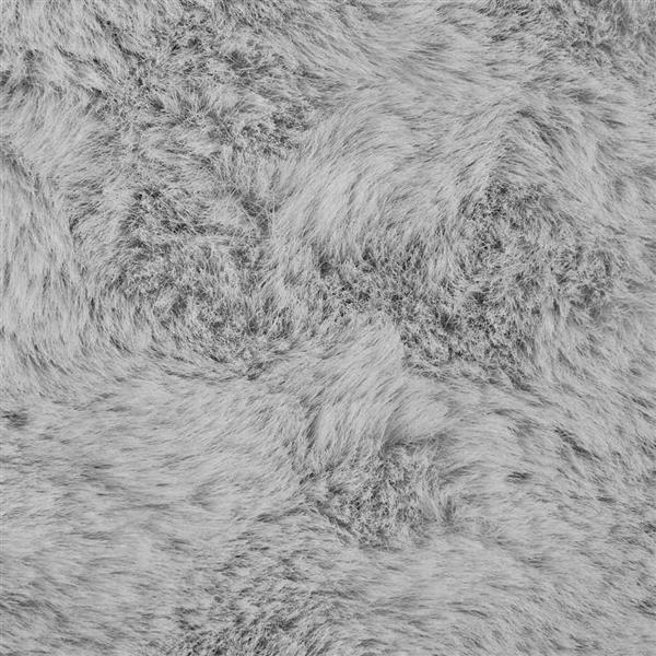 Grote foto vidaxl nep konijnenbont tapijt olite grijs 200 x 200 cm polyester huis en inrichting vloerbedekking en kleden
