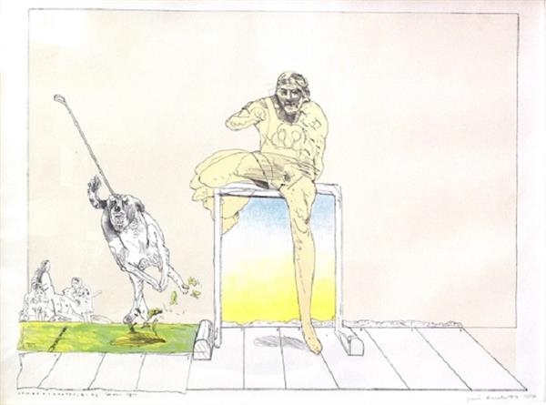 Grote foto pat andrea zomeravondtraining antiek en kunst litho en zeefdrukken