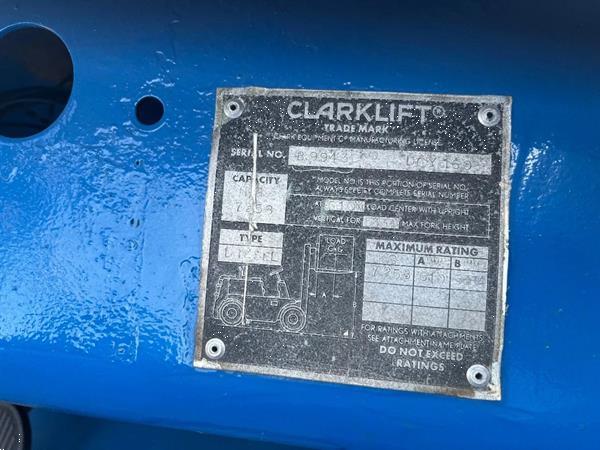 Grote foto clark diesel agrarisch heftrucks