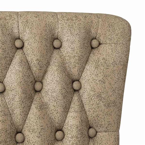 Grote foto vidaxl slipper stoel lichtgrijs 56 5 x 70 x 110 cm nep suede leer huis en inrichting stoelen