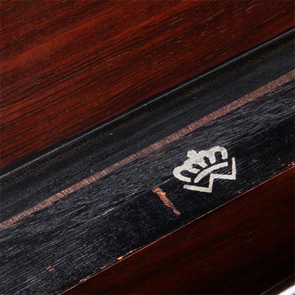 Grote foto koninklijk palissander werktafeltje priv koningin wilhelmina 5 x gemerkt no.591566 antiek en kunst stoelen en banken