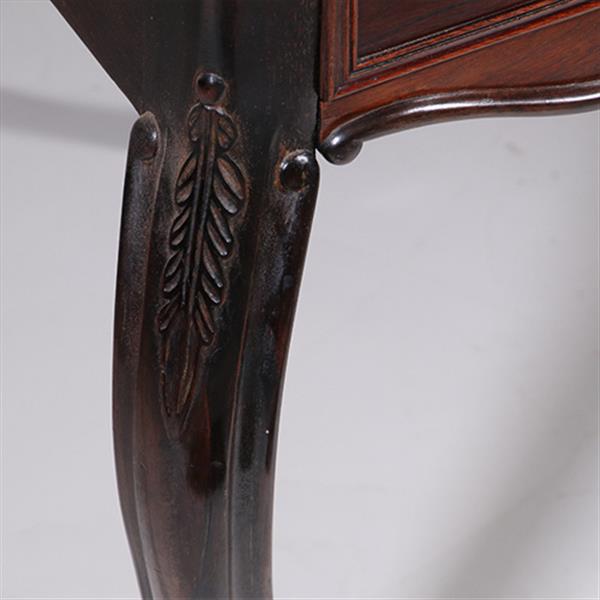 Grote foto koninklijk palissander werktafeltje priv koningin wilhelmina 5 x gemerkt no.591566 antiek en kunst stoelen en banken