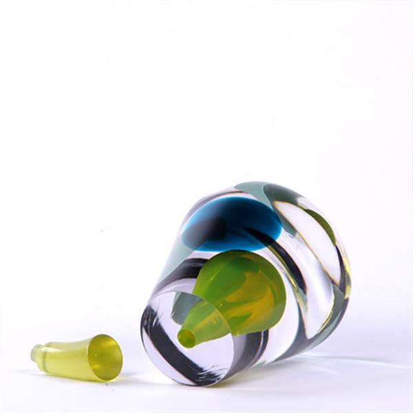 Grote foto y conische stolpvazen floating dots yellow antiek en kunst overige in antiek gebruiksvoorwerpen