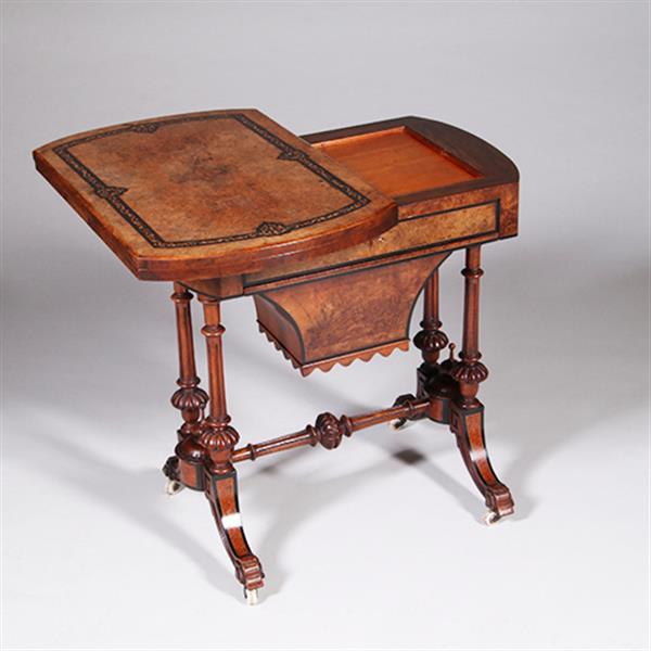 Grote foto victoriaanse speeltafel schaaktafel wortelnoten en ebben ca 1870 no.342020 antiek en kunst stoelen en banken