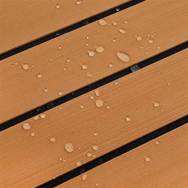 Grote foto vidaxl bootvloer bruin en zwart 240 x 60 cm eva schuim doe het zelf en verbouw tegels