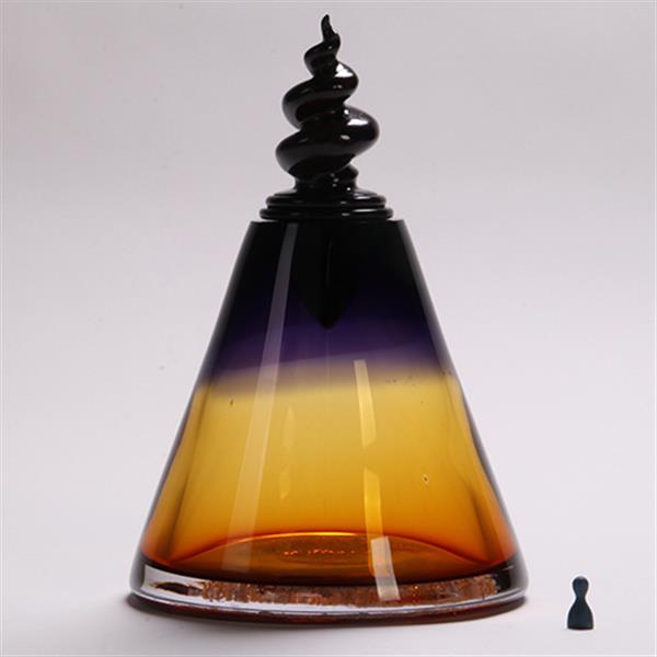 Grote foto y conische stolpvazen herinneringsobject spiral antiek en kunst overige in antiek gebruiksvoorwerpen