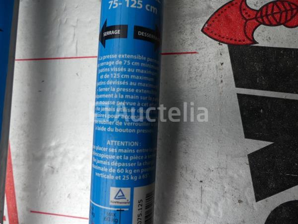 Grote foto 3 leman uitschuifbare persen 75 125 cm doe het zelf en verbouw ijzerwaren en bevestigingsmiddelen