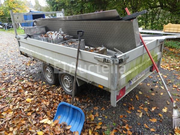 Grote foto 750 kg aluminium dubbelassige aanhangwagen syma sdao1 agrarisch aanhangwagens