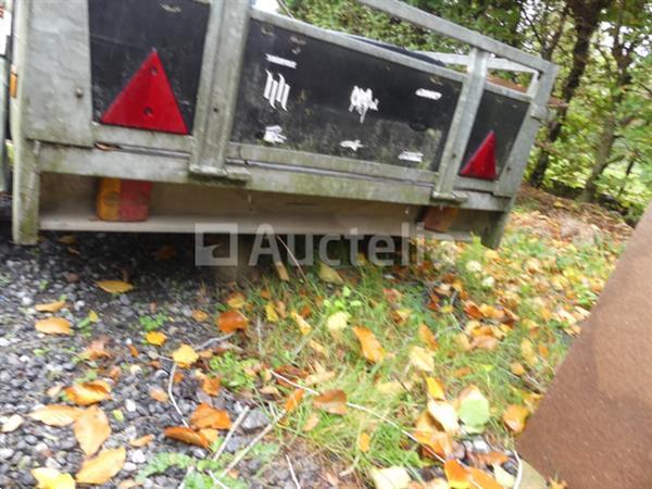 Grote foto aluminium dubbelassige aanhangwagen 500 kg agrarisch aanhangwagens