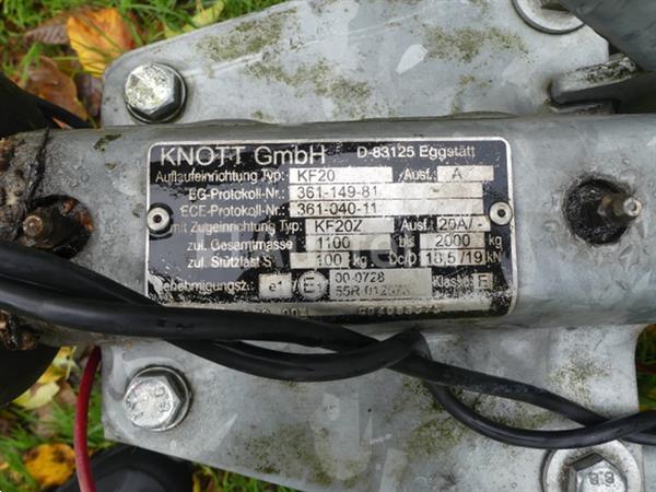 Grote foto aluminium dubbelas aanhanger 2000 kg saris c2000 agrarisch aanhangwagens