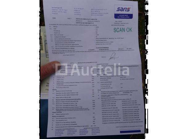 Grote foto aluminium dubbelas aanhanger 2000 kg saris c2000 agrarisch aanhangwagens